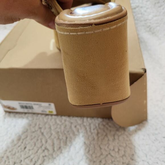 NEW ZODIAC Women's Nessa Raffia Wedge Slides Desert Size 6.5 M - Picture 4 of 9